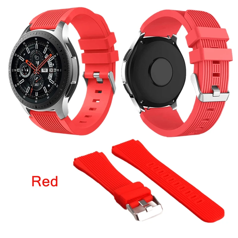 Ремешок на запястье для Samsung Galaxy Watch 46 мм спортивные часы с силиконовым ремешком