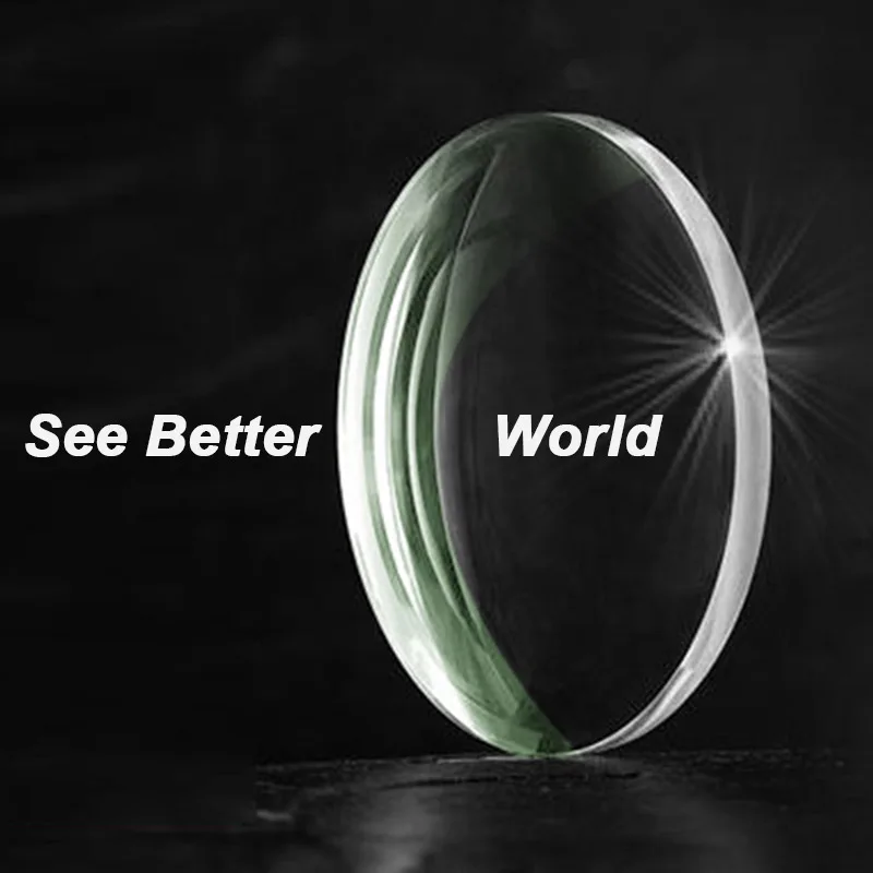 1.74 Single Vision Optical Glasses Prescription Lenses for Myopia/Hyperopia/Presbyopia Eyeglasses CR-39 Resin Lens With Coating