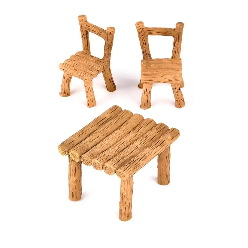 3 шт./компл. настольное кресло Миниатюрные аксессуары для украшения