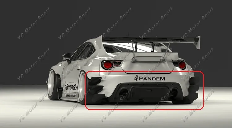 Автомобильные аксессуары FRP волоконное стекло GRD X PD Ver.3 Aero Style задний диффузор с