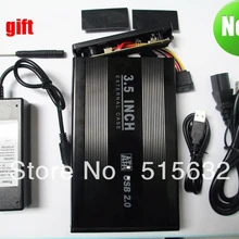 3 5 SATA чехол для жесткого диска USB 2 0 внешний корпус HDD диск|sata hard drive