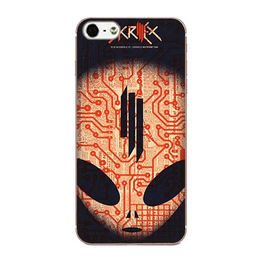 For Xiaomi Redmi Mi Note 7 8 9 SE Pro Lite Go Play Soft Protective Cover Case Skrillex Alien Head | Мобильные телефоны и
