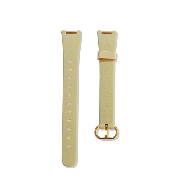 Lookcare Watch Strap Leather Lightweight Replacement Soft Women Wrist Band Strap for S3 S3 Plus Smart Bracelet for Dropshipping - Цвет: Золотой