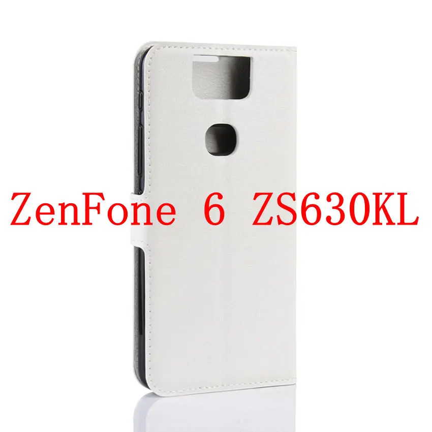 Asus Zenfone 6 ZS630KL Чехол Флип 4 Роскошный чехол из искусственной кожи для телефона ASUS ZS