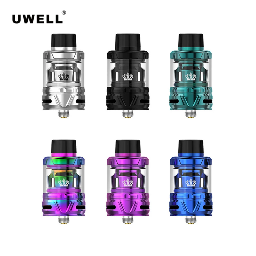 Оригинальный Uwell Crown 4 Танк Vape распылитель 6 мл 2 емкость самоочищающаяся
