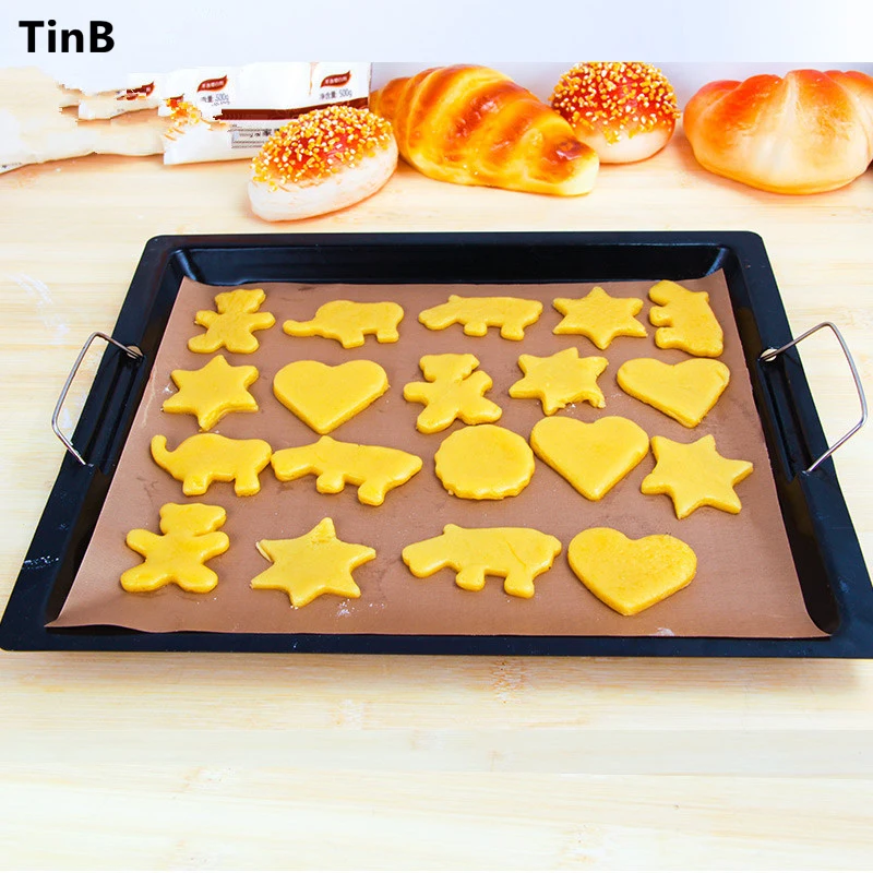 60*40 см утолщенный термостойкий брезент для выпечки тефлоновый антипригарный