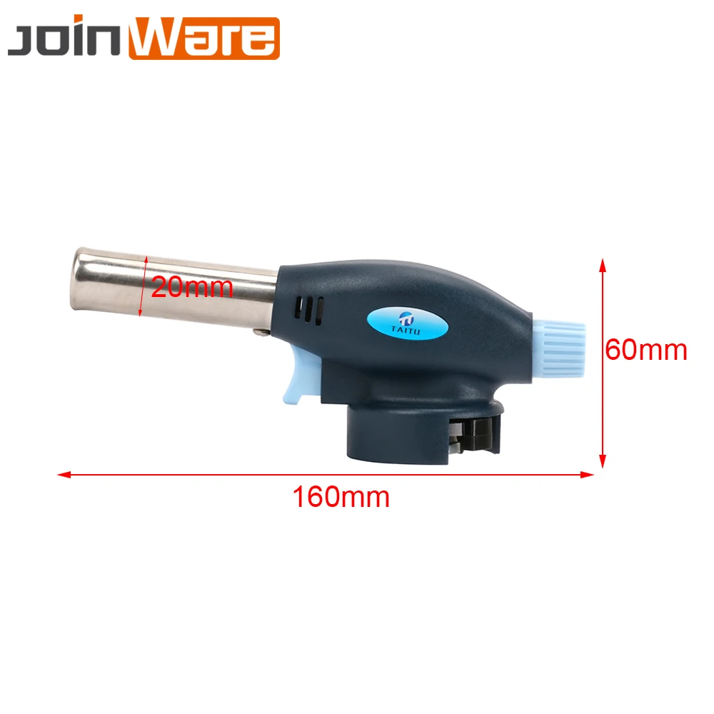 

160x60mm Outdoor Portable Camping Gas Burner Lighter Flame Gun Ignition Butane Gas Torch Burner For Camping High Quality