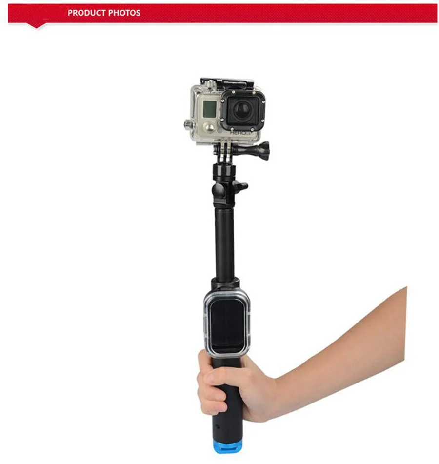 360 Вращающийся портативный ручной селфи палка 35-98 см монопод для Gopro Hero 3 4 5 Аксессуары для экшн-камеры Sjcam xiaoyi