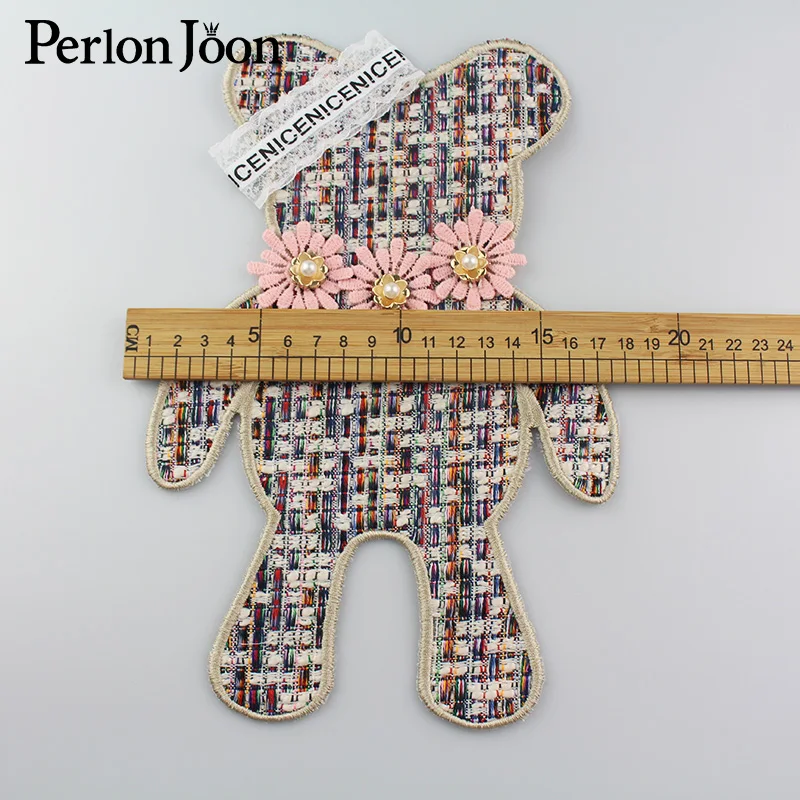 2019 Новая мода Сделай Сам ткань вышивка животное аппликация милый кролик медведь