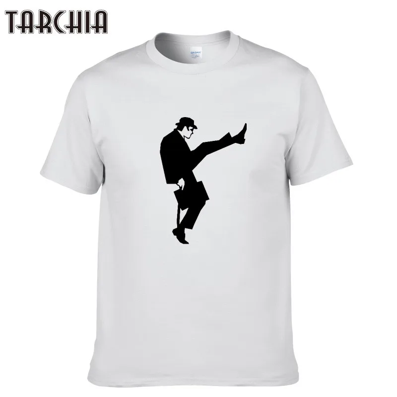 

Футболка TARCHIA мужская с принтом в стиле хип-хоп, модная рубашка с коротким рукавом и круглым вырезом, из хлопка, футболки и топы Homme