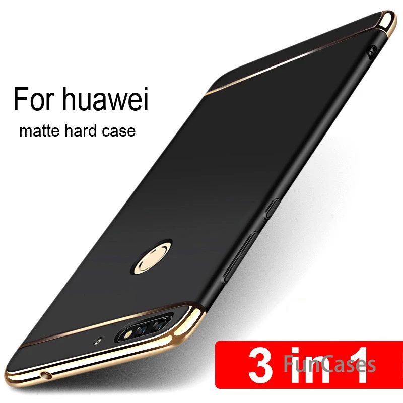 Противоударный чехол для huawei mate 20 Lite Pro honor7C Y7 Prime 7A Y6 Y9 2018 полное покрытие защита