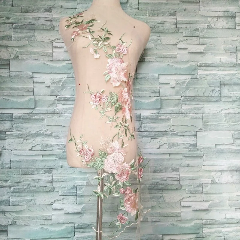 1 шт. Красивая Цветочная аппликация вышитые нашивки для одежды платья модная