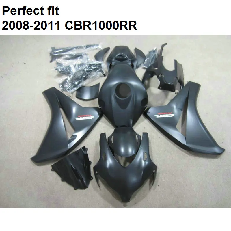 Набор обтекателей кузова мотоцикла для Honda CBR1000RR 08 09 10 11 набор матовых черных CBR