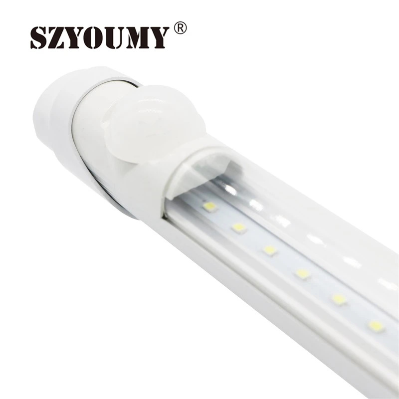 Светодиодная лампа SZYOUMY 18 Вт 1200 мм T8 4 фута SMD2835 теплый и холодный белый свет