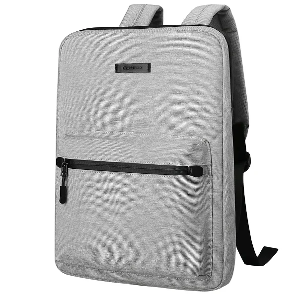 Сумка для ноутбука унисекс 15,6 Для Macbook Pro 15, тонкий рюкзак для ноутбука Macbook Air 13, школьный рюкзак для подростков, сумка для ноутбука 14 дюймов - Цвет: Серый