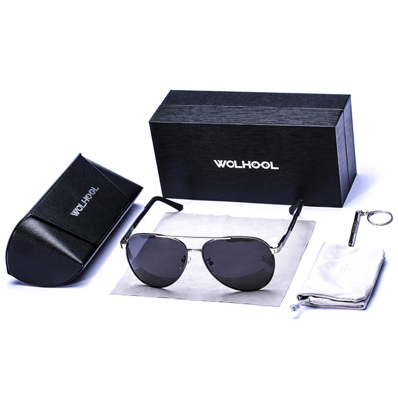 Модные Ретро поляризационные солнцезащитные очки для мужчин стиль оправа из