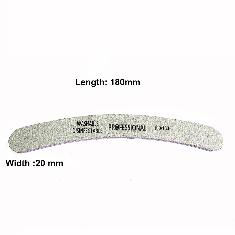 10 шт. профессиональная пилка для ногтей полировщик шлифовальный Нагель