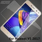Закаленное стекло для Huawei Y5 2017 Y 5 Защитная крышка для экрана смартфона прозрачный закаленный чехол на кристаллах прозрачный