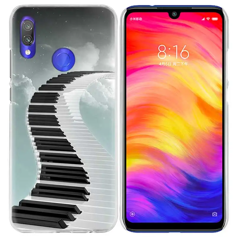 07 Чехол для телефона с надписью Love Music Piano для Xiao mi Red mi Go Note 7 6 6A Pro S2 5 5A 4X mi A1 A2 9 mi x 3 5G 8 lite Play F1 - Цвет: 07