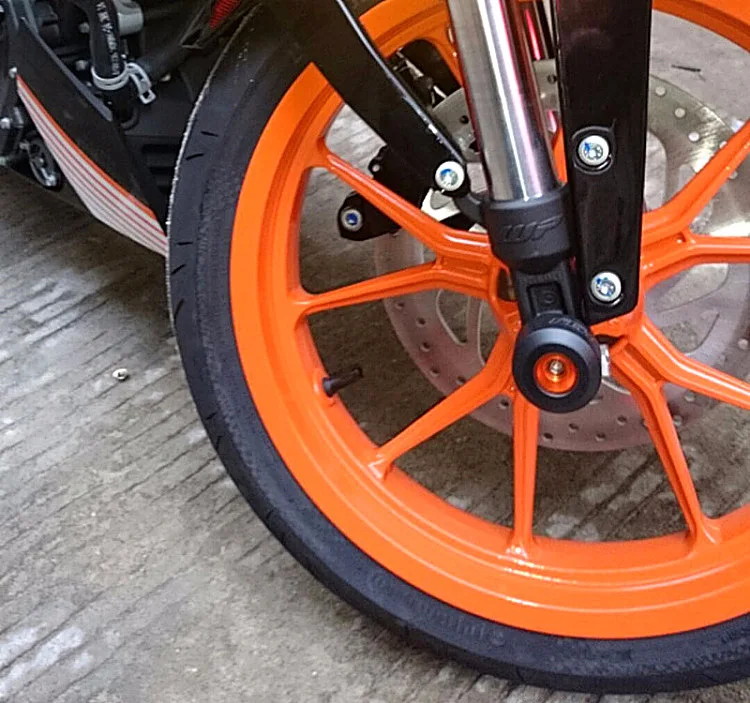 

For Ktm Duke 125 200 390 New Arrival Motorcycle Accessories Front rear Fork Wheel Frame Slider Crash Pads Falling Protector