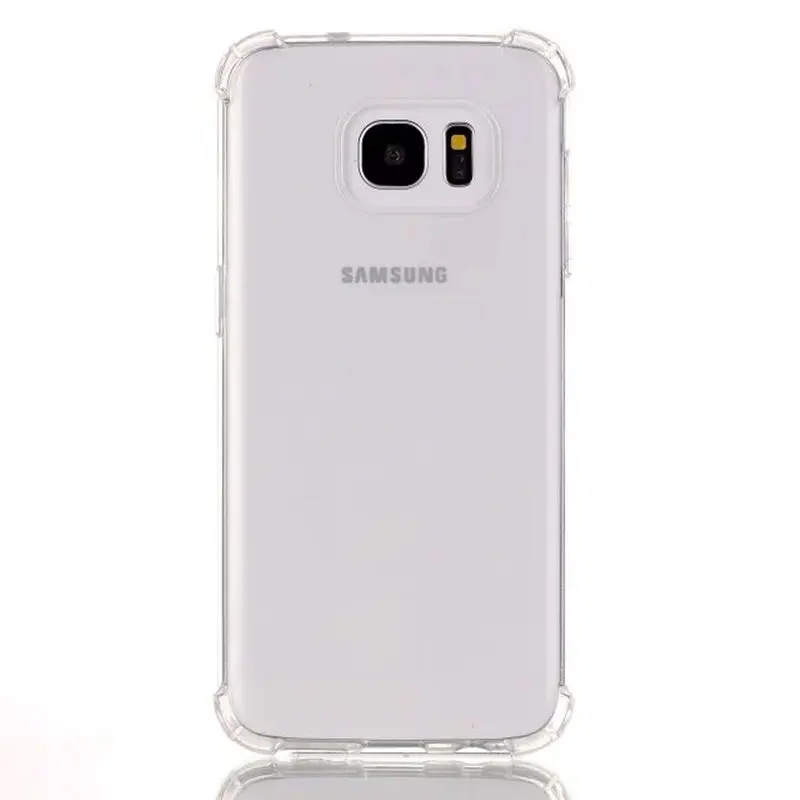 Красочные прозрачный clear case для samsung galaxy s7 s7edge мягкий гель кремнезема тпу