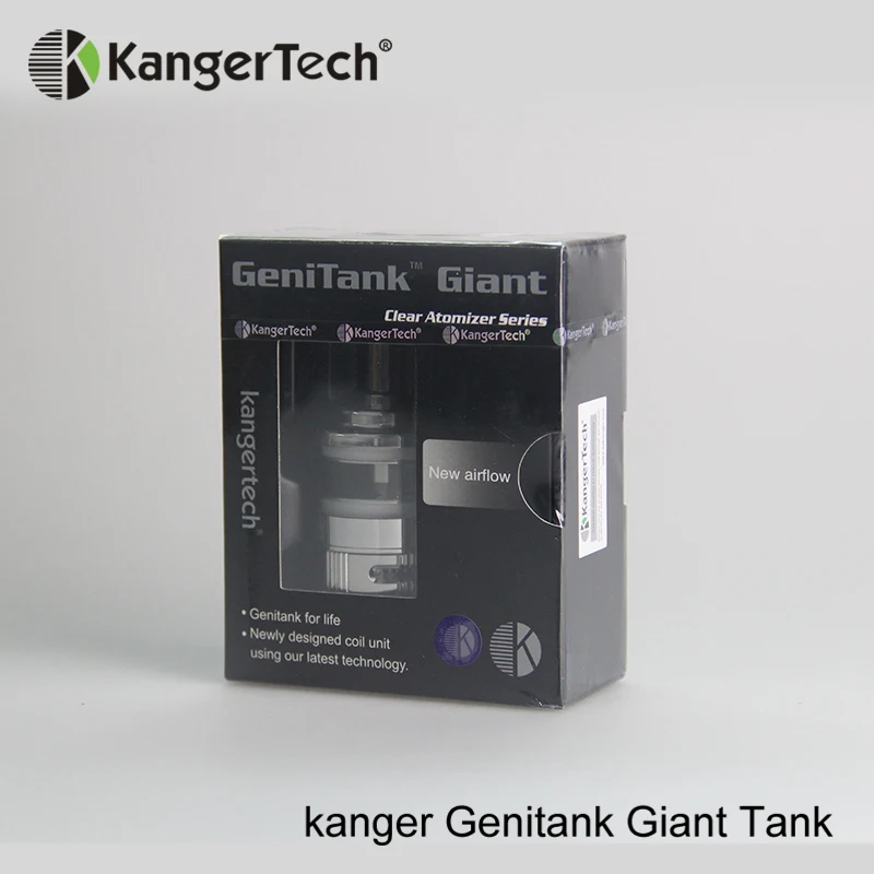 Оригинальный гигантский атомайзер Kanger Genitank электронная сигарета танки двойная