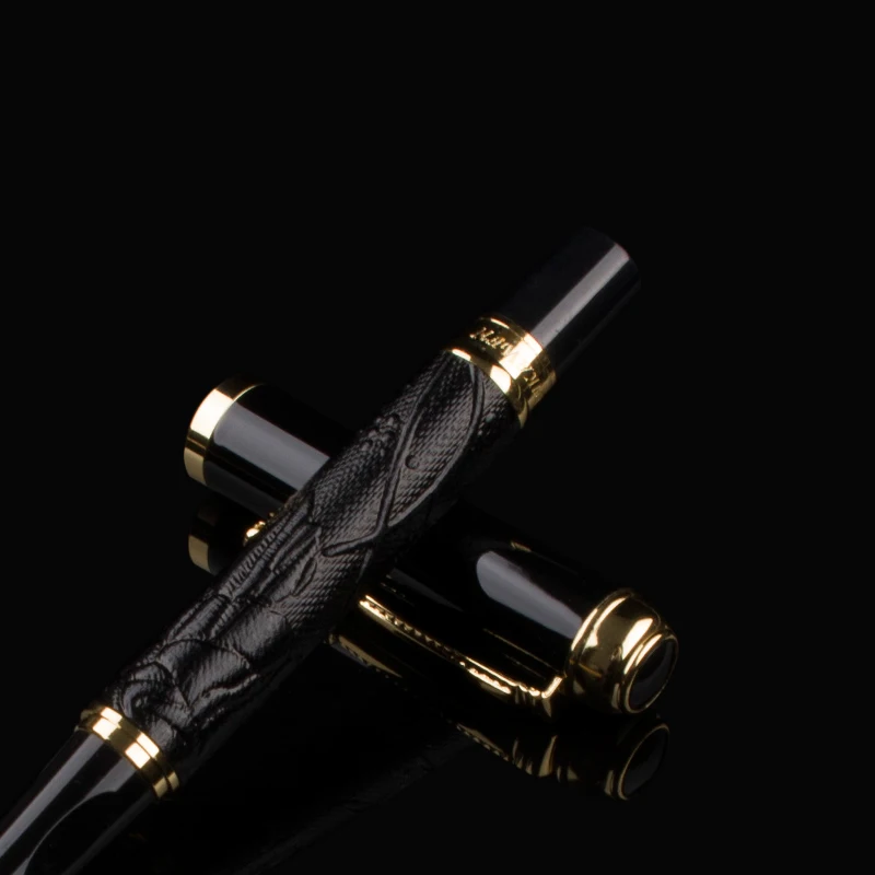 Высокое качество ручки 3d Дракон ручка клип чернила Ручка черный виноград узор