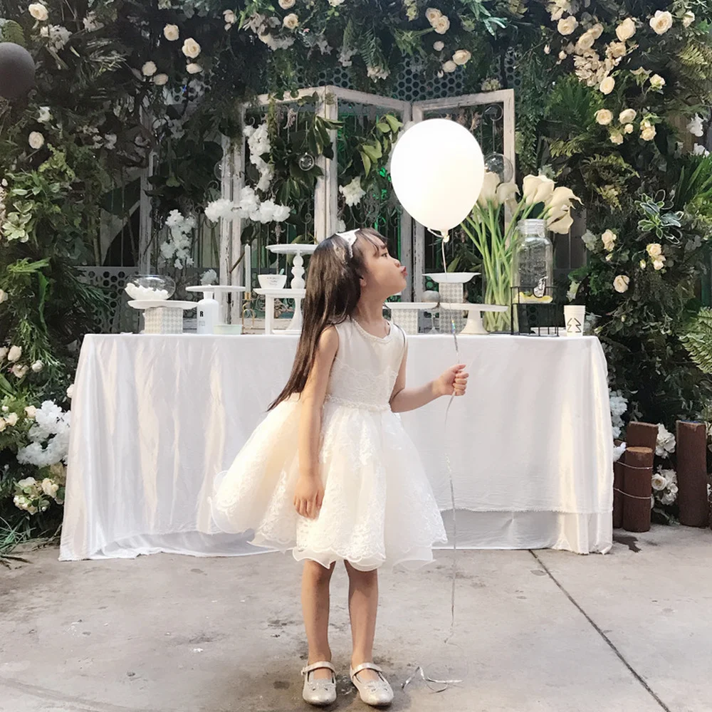 2019 Spring Girls Dream Princess Dress Hand-stitched Fluffy Lace Flower Girl | Детская одежда и обувь