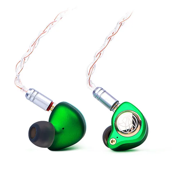 green Ароматный Zither TFZ KING LTD музыкальный монитор наушники HIFI наушники-вкладыши шумоподавление наушники 2Pin интерфейс металл - Цвет: green