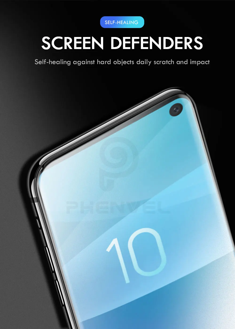 Гелевая 3D Защитная пленка для samsung galaxy s10 s10e s10 plus, глянцевая Защитная пленка для экрана samsung S10 0,1 мм, задняя Гидрогелевая пленка
