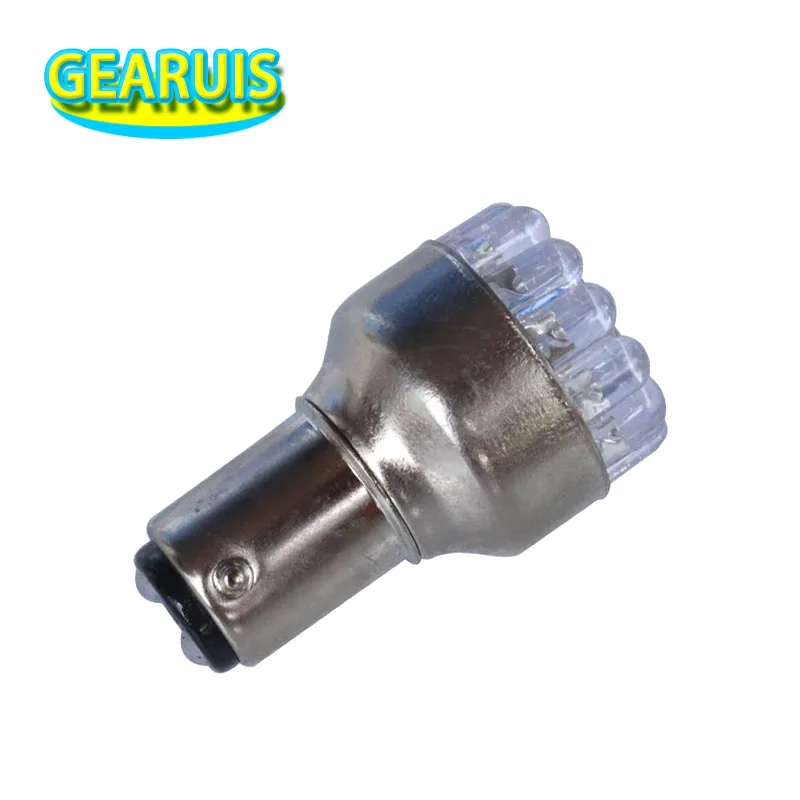 HK Post 100 шт. S25 P21/5 Вт 1157 BAY15D 19LED 19 Светодиодные Автомобильные светодиодные лампы на
