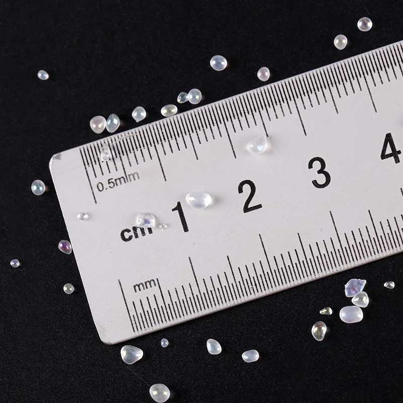 Синева 3D Талисманы Красочные 5 цветов натуральный Камни Дизайн Маникюр ногтей