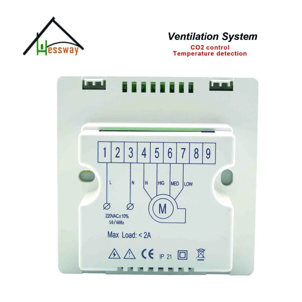 Умный монитор co2 для газа дисколор управления контроллер воздуха переключатель