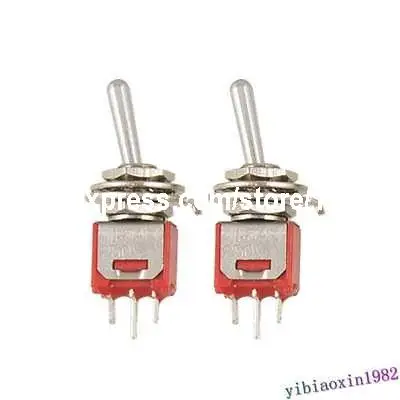 

Single Pole Double Throw SPDT On/On Mini Toggle Switch