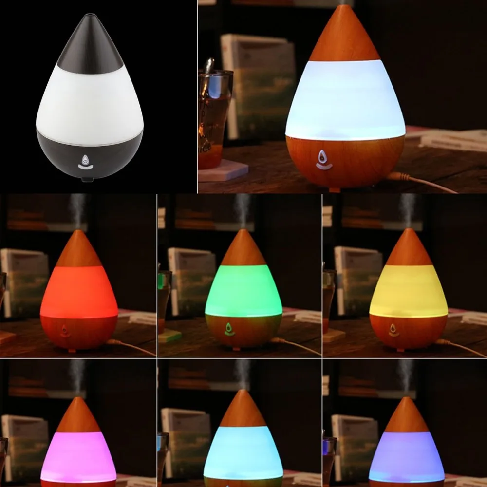 Форма капли USB зарядка Ультразвуковой очиститель воздуха Арома диффузор туман