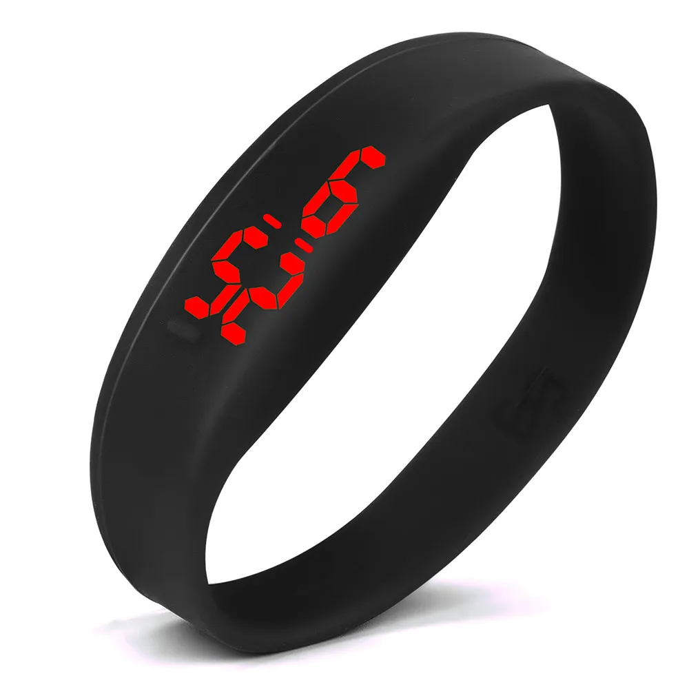 Relogio Reloj Hot Marketing Ultra Thin Men Girl Sports Silicone Digital LED Wrist Watch Life Waterproof 2018 Dropshipping | Наручные часы