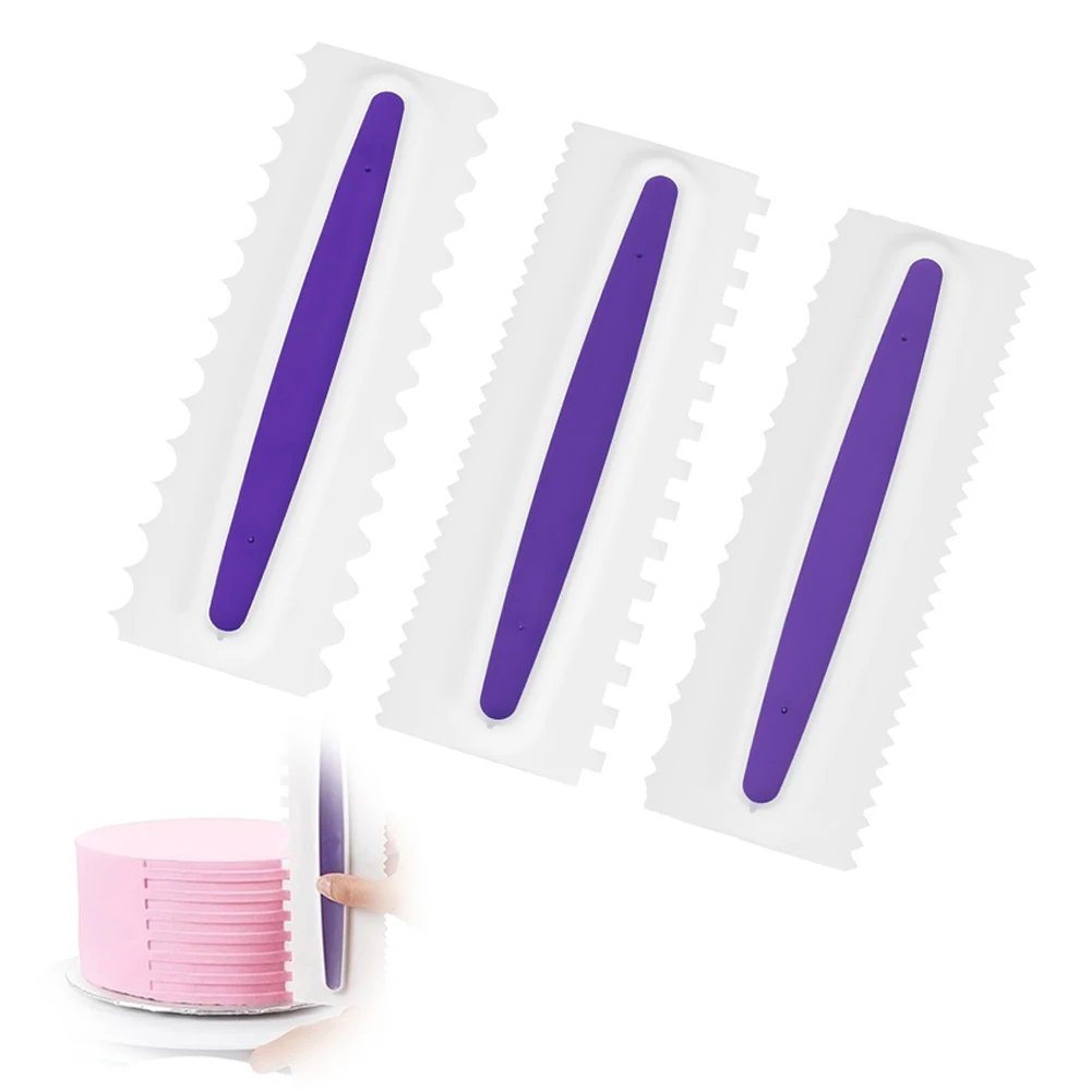 1 шт. Сделай Сам ГРЕБЕНКА для глазури пластиковый набор мастики лопатки торта
