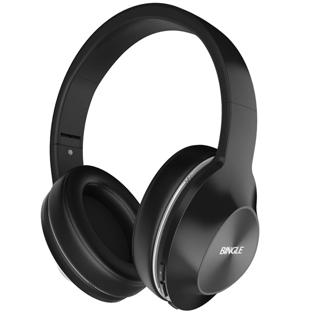 Bingle Q5 легкий вес Hifi Звук над ухом шумоподавление Bluetooth наушники проводные и