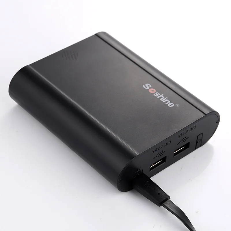 SoShine E3 4x18650 батарея Портативное зарядное устройство для iPhone Samsung Мобильный USB