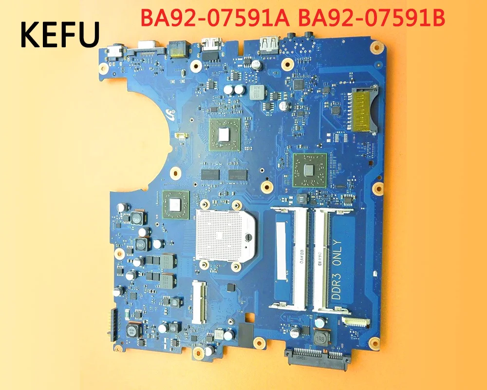KEFU для samsung R525 Материнская плата ноутбука BA92-07591A BA92-07591B BA41-01572A DDR3 тестирование
