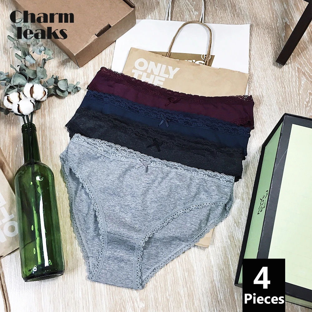 Charmleaks/женские трусы хлопковое мягкое нижнее белье эластичные хипстерские