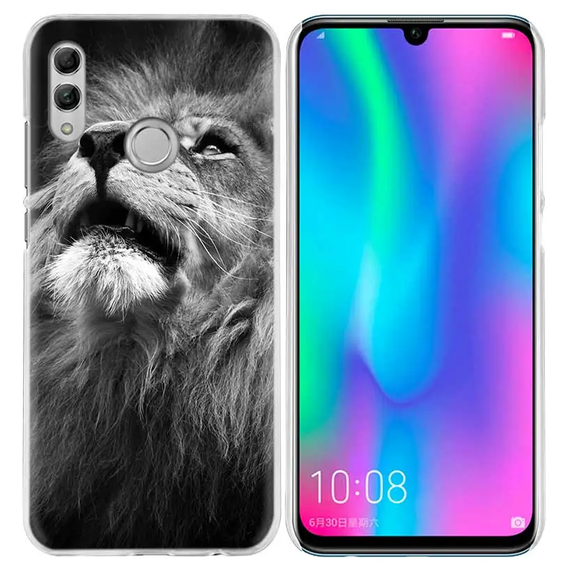 Чехол King of The lion для huawei Honor 8X Y9 9 10 Lite Play 8C 8S 8A Pro V20 20i 10i Y6 Y7 жесткий чехол для телефона из поликарбоната