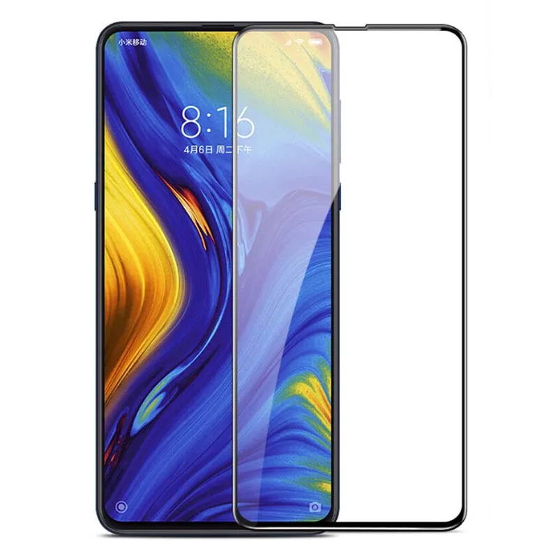 Black Защитное стекло с полным покрытием для xiaomi mi x3, Защитное стекло для экрана xiaomei redmi ksio mi x3 mi x 3 mi 3 xiaomi 3, пленка 9h - Цвет: Black