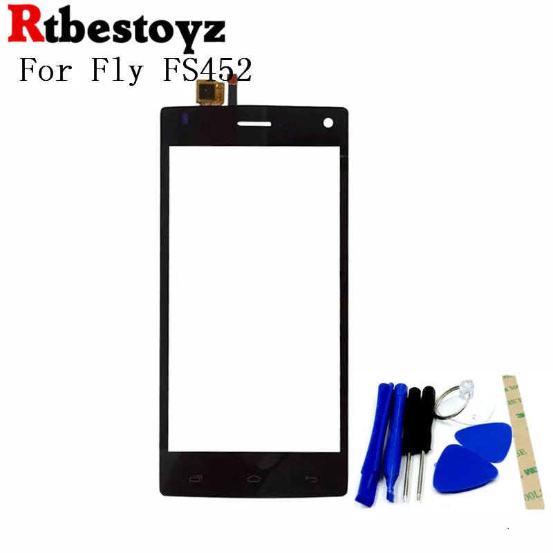 Rtbestoyz 4.5 ''Сенсорный экран для Fly FS452 нимб 2 FS 452 Сенсор телефон дигитайзер