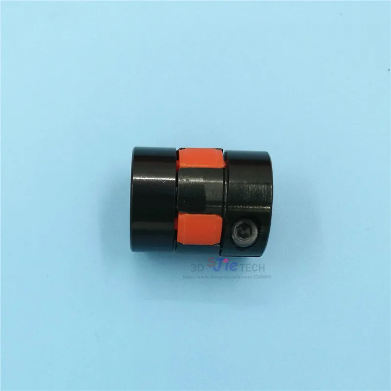 Черная муфта вала для оси Z 5x8 мм Reprap Creality CR-10 3D принтера 5 до 8 гибкая соединитель