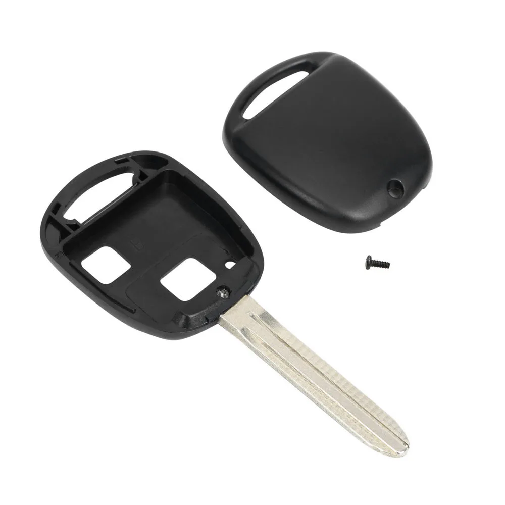 2 кнопки чехол для автомобильного ключа крышка дистанционного замены подходит