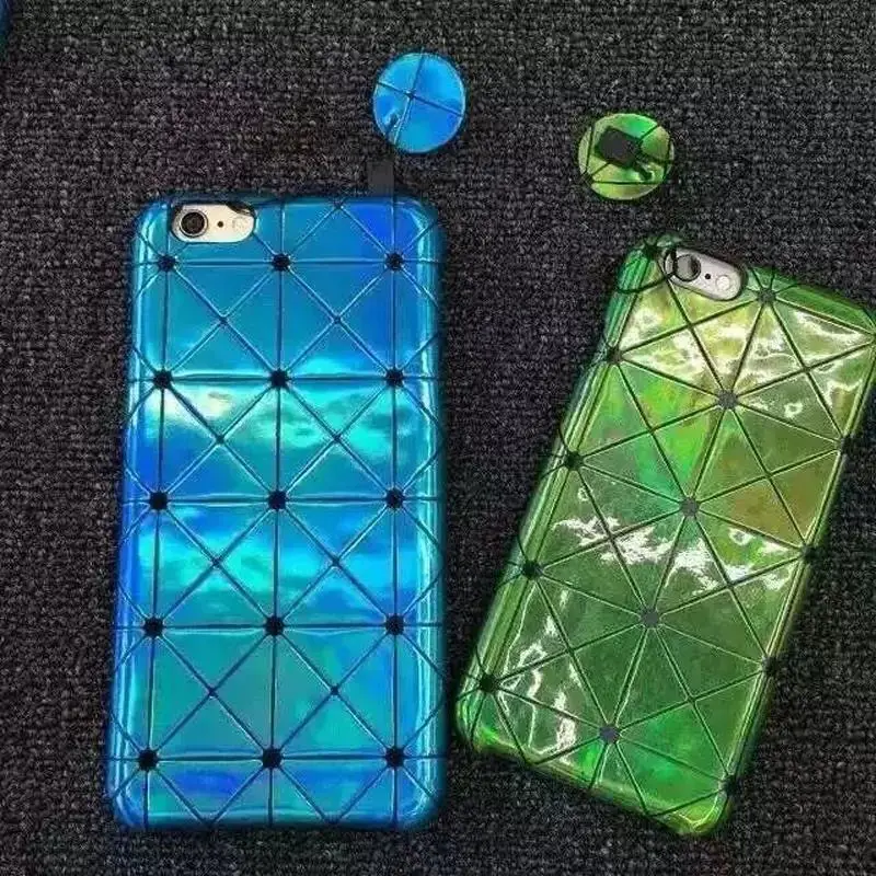 Мода марка алмаз Issey Miyake чехол для iphone6 6 s плюс splus тпу мягкие полосы задняя