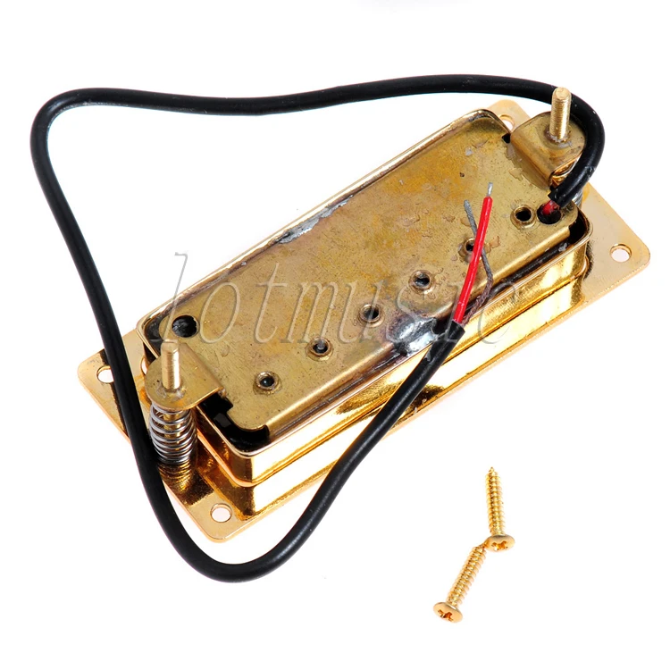 2 шт. Belcat BMH-80 Rohs Golded Humbucker Pickup Ferrite Mini Guitar для сменного фиксатора электрогитары |