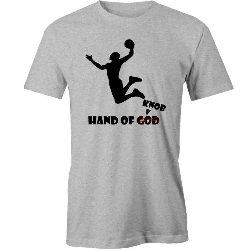 Мода 2017 Лето Рука бога/Ручка Футболка Классический печатных майка мужчины