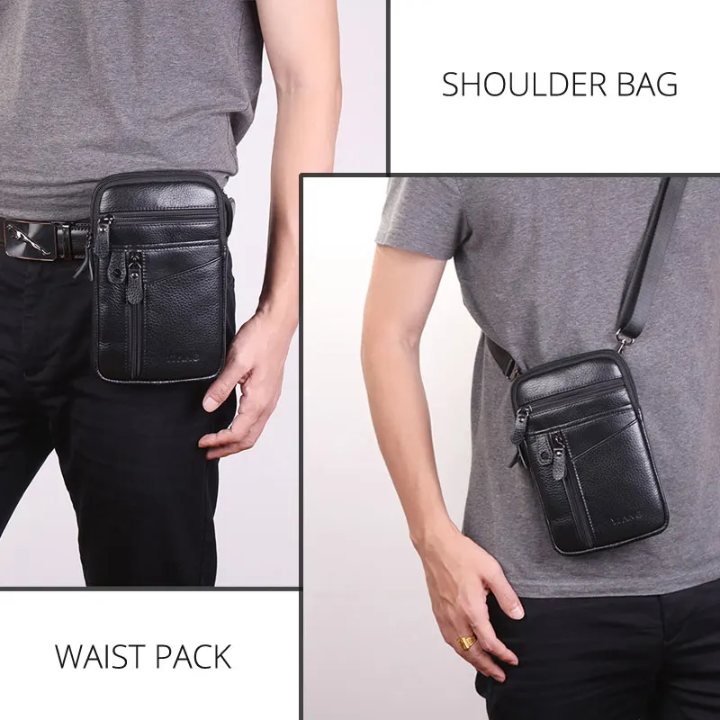YIANG новые модные мужские сумки кожаная мужская сумка маленькая через плечо